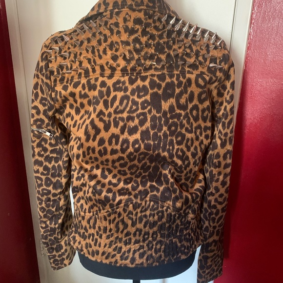 UNIF Leopard Moto Jacket🐆 - Picture 5 of 6